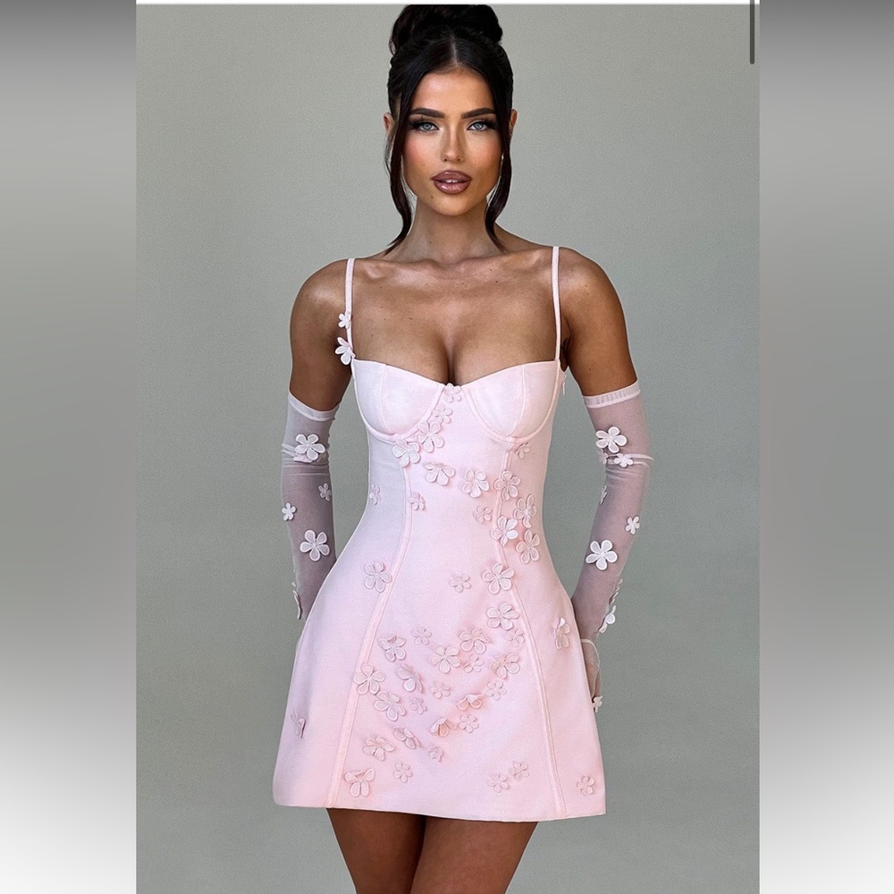 BABYBOO DALARY MINI DRESS - BLUSH